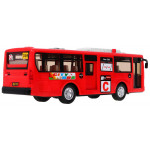 Školský autobus červený